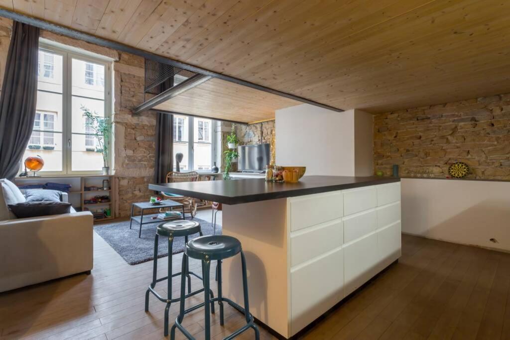 Duplex Le Vorace Apartment Lyon Luaran gambar